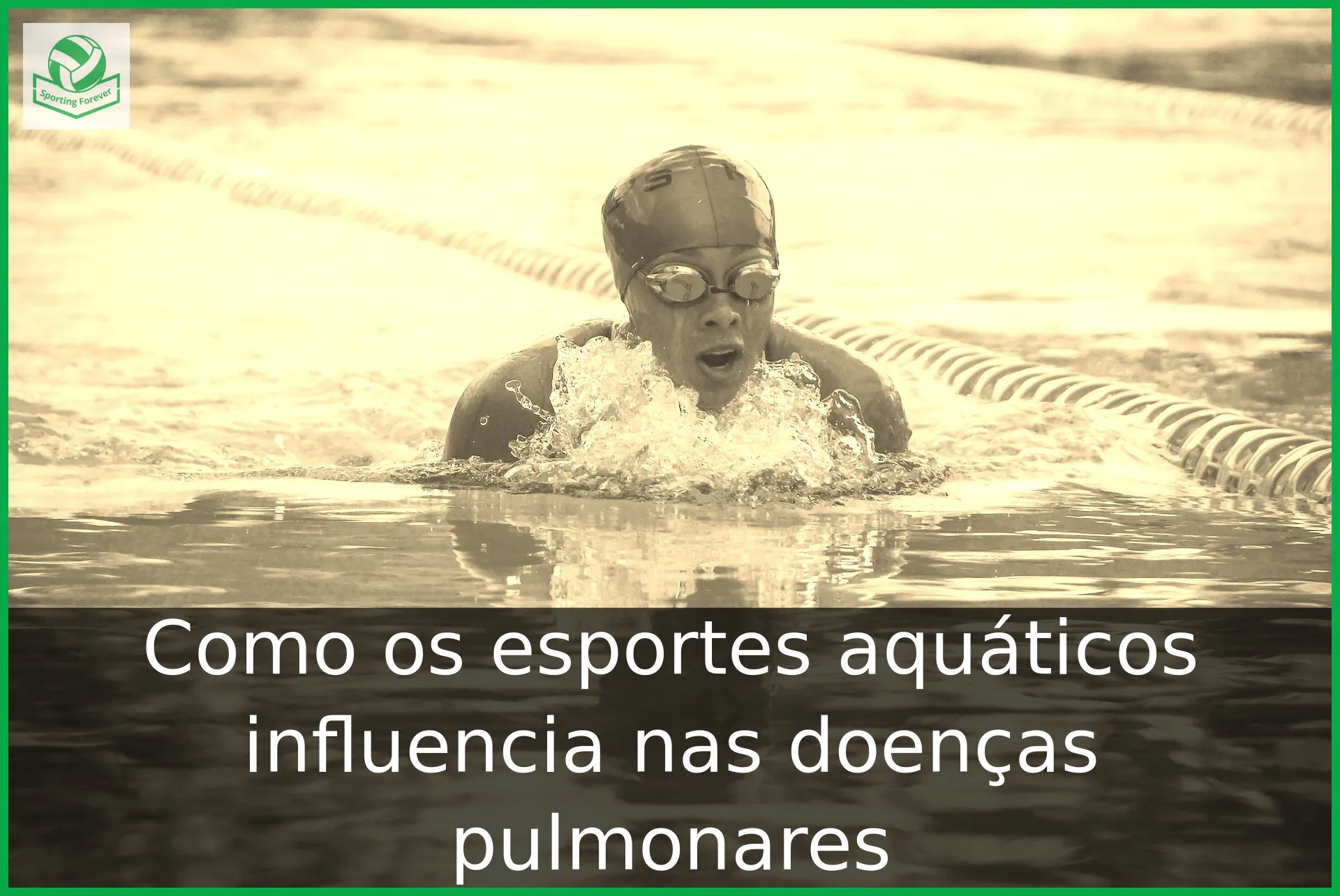 Como os esportes aquáticos influencia nas doenças pulmonares