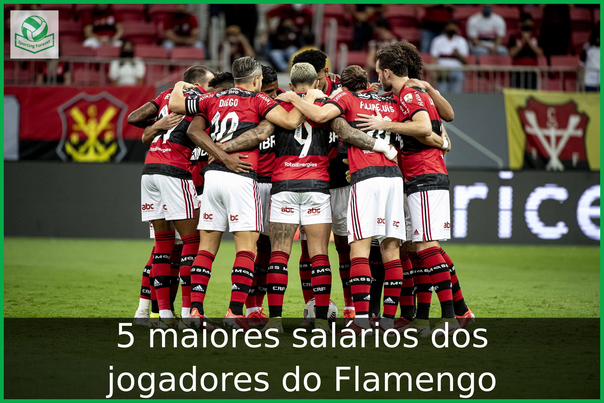 5 maiores salários dos jogadores do Flamengo