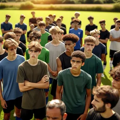 O que é peneira no futebol?