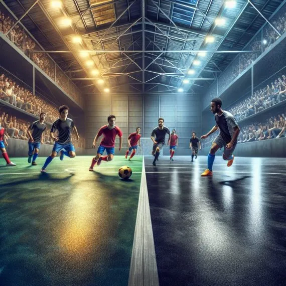 Qual a diferença entre futebol e futsal?