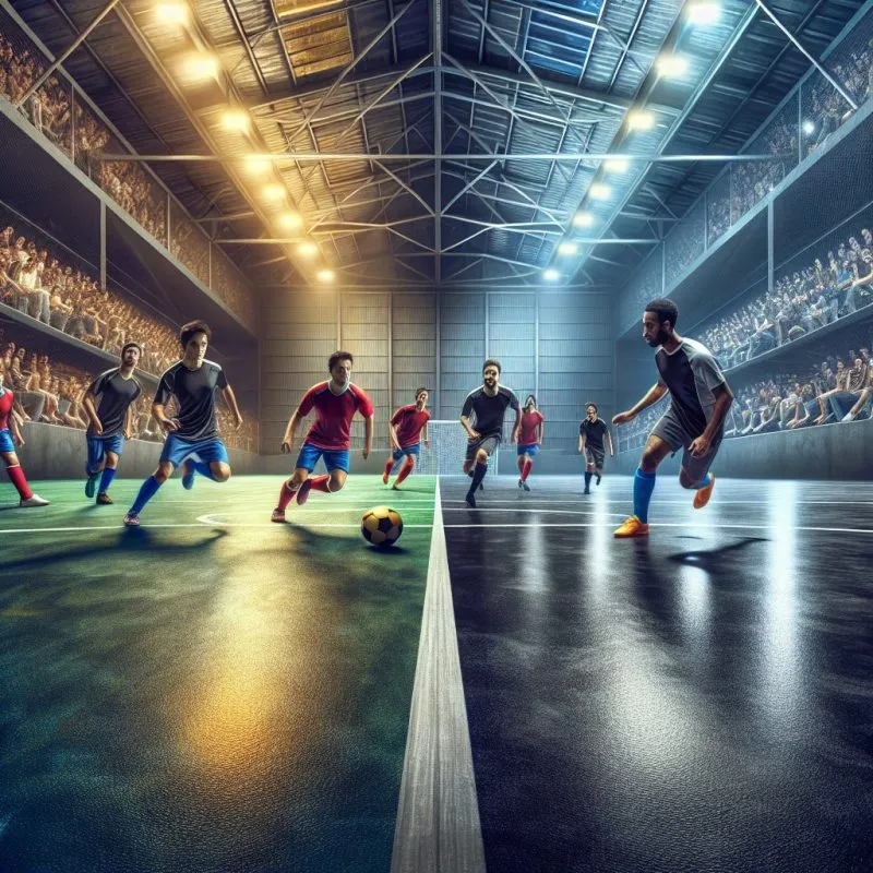 Qual a diferença entre futebol e futsal?